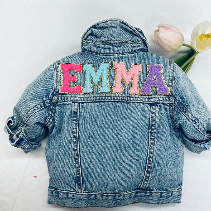 Personalized Kids Denim Patch Jackets| Cloth18