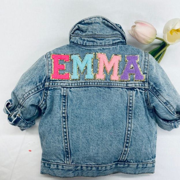 Personalized Kids Denim Patch Jackets| Cloth18