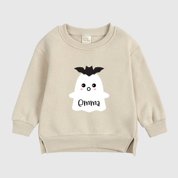 Personalized Long Sleeve Toddler Halloween T-Shirt| Cloth26