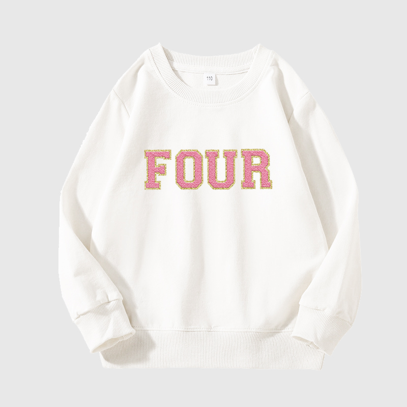 Personalized Kids Birthday Patch Sweatshirt| Cloth17