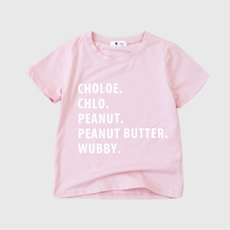 Personalized Kids Nickname Shirt| Cloth10