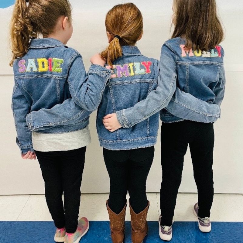 Personalized Kids Denim Patch Jackets| Cloth18