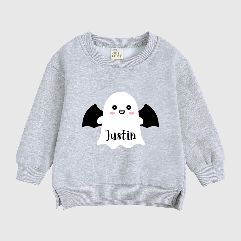 Personalized Long Sleeve Toddler Halloween T-Shirt| Cloth26