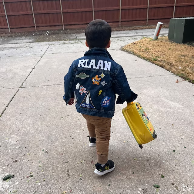 Personalized Kids Denim Patch  Jacket | inJacket04