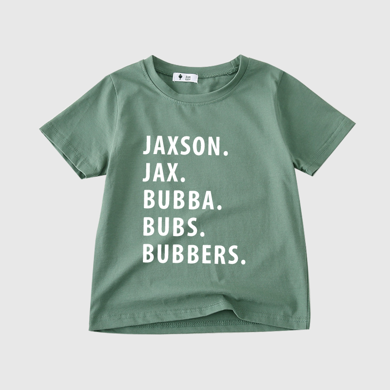 Personalized Kids Nickname Shirt| Cloth10