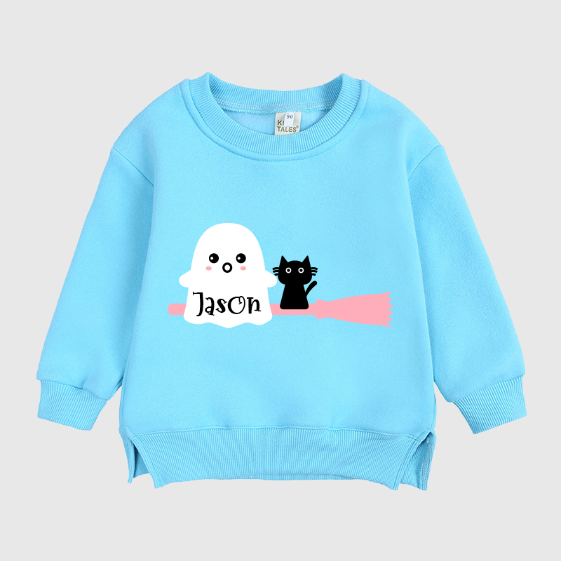 Personalized Long Sleeve Toddler Halloween T-Shirt| Cloth26