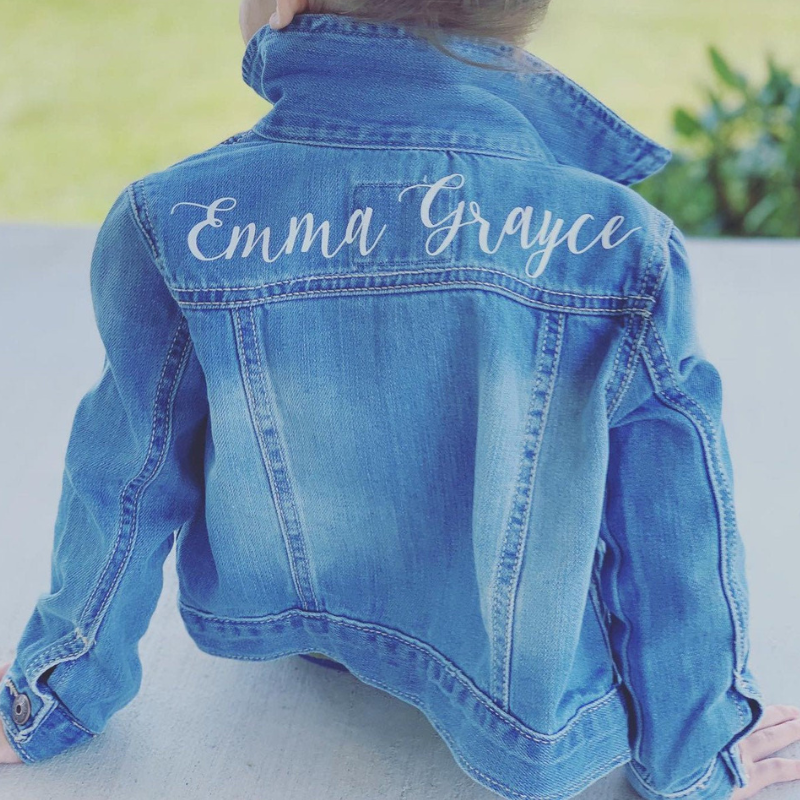 Personalized Kids Denim Jackets | Cloth05