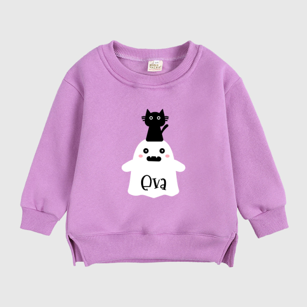Personalized Long Sleeve Toddler Halloween T-Shirt| Cloth26