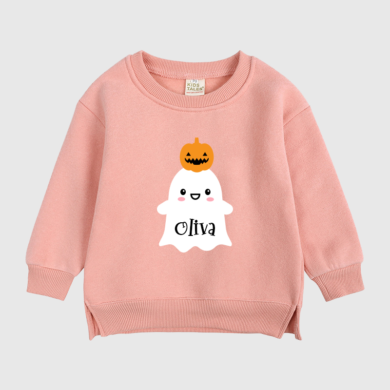 Personalized Long Sleeve Toddler Halloween T-Shirt| Cloth26