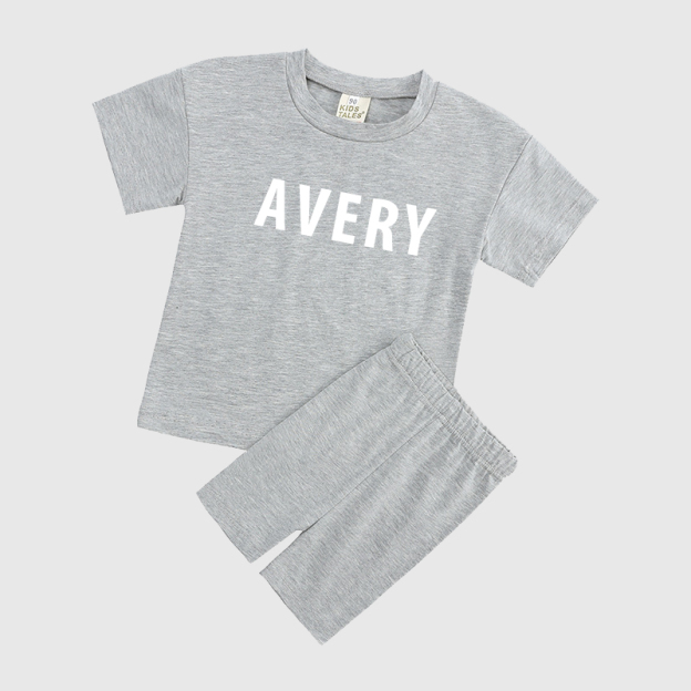 Personalized Name Toddler Set | Cloth06