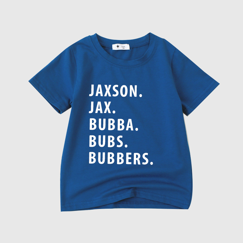 Personalized Kids Nickname Shirt| Cloth10