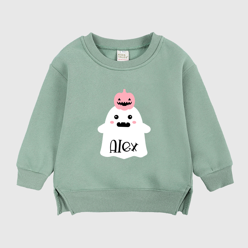Personalized Long Sleeve Toddler Halloween T-Shirt| Cloth26