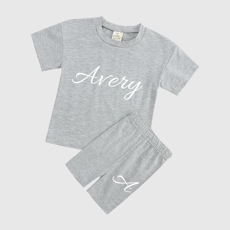 Personalized Kids Name Toddler Set| Cloth11