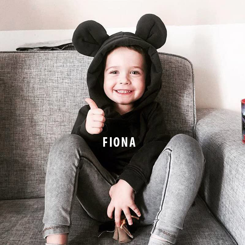 Personalized Kids Bear Hoodie | Cloth27