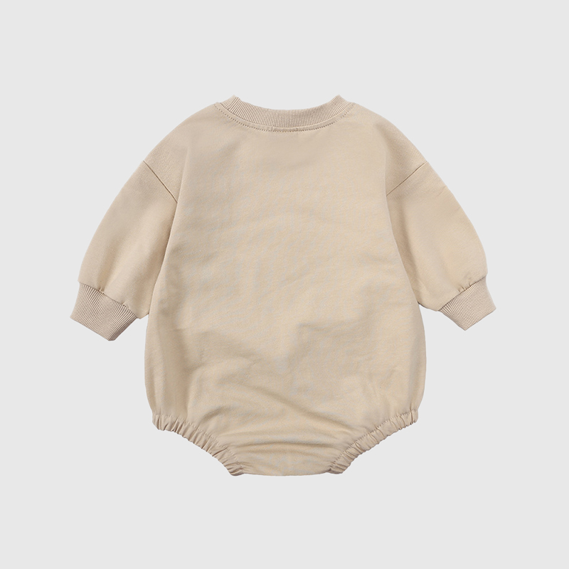 Personalized Baby Name Rainbow Sweatshirt Romper| Cloth34