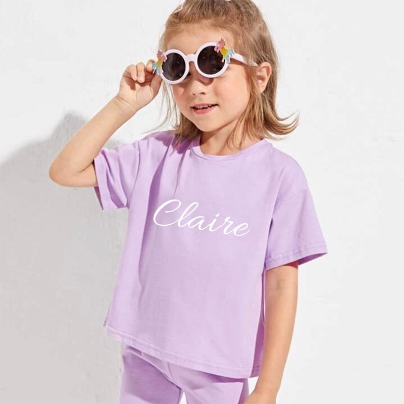 Personalized Kids Name Toddler Set| Cloth11