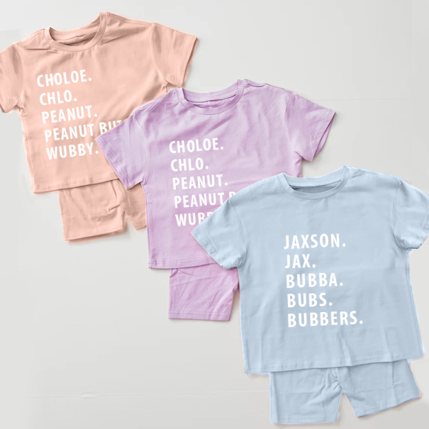 Personalized Kids Nickname Shirt | Cloth09
