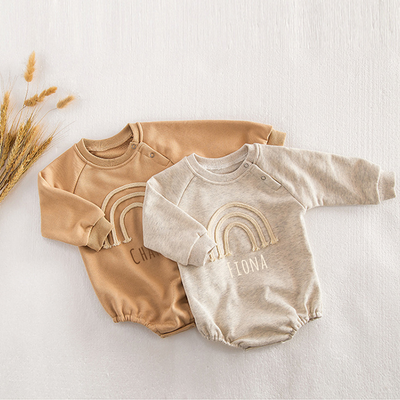 Personalized Kids Rainbow Romper| Cloth38