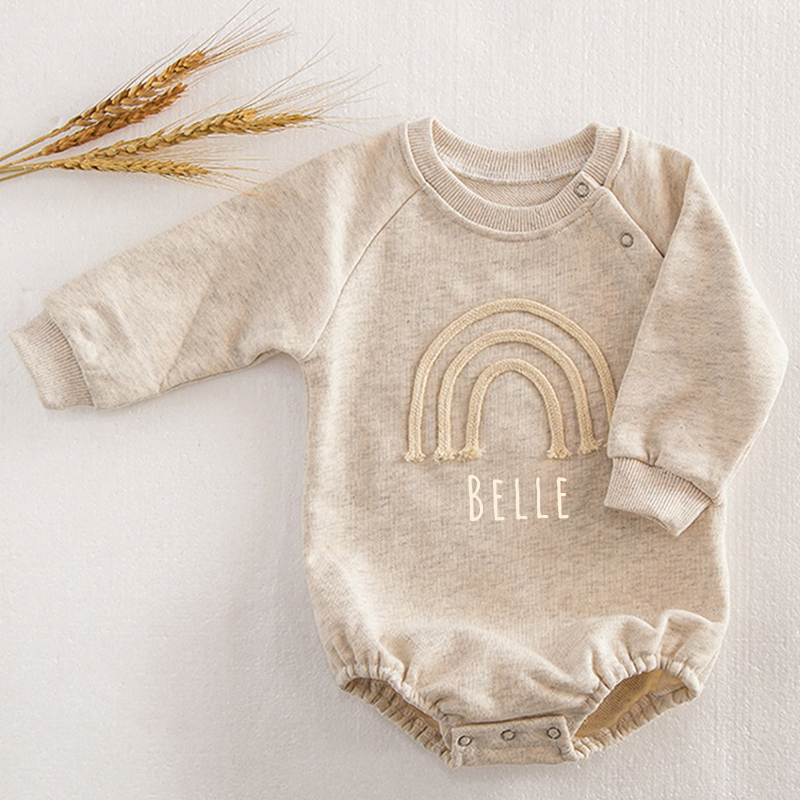 Personalized Kids Rainbow Romper| Cloth38