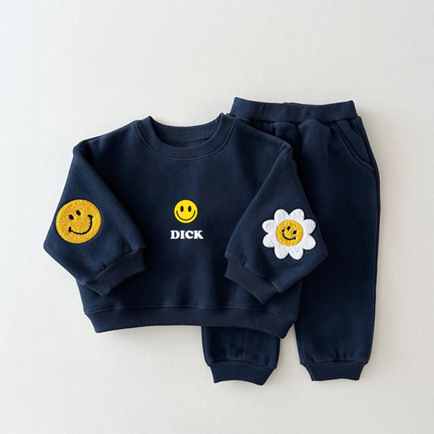 Personalized Kids Smile Sweatshirt outfit| Cloth40