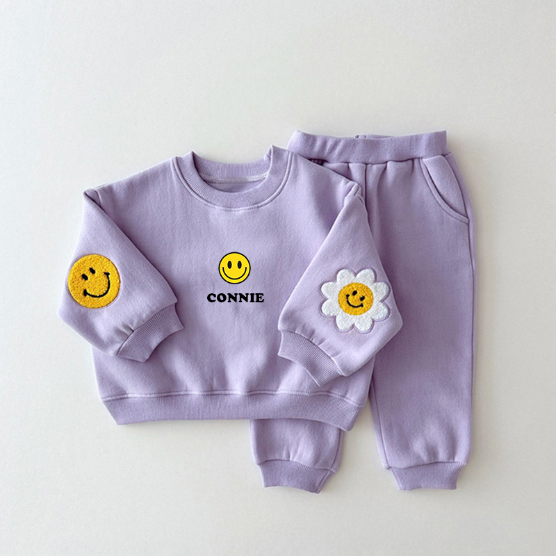 Personalized Kids Smile Sweatshirt outfit| Cloth40