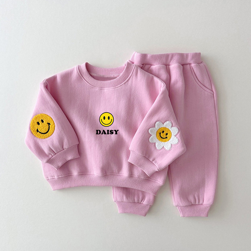 Personalized Kids Smile Sweatshirt outfit| Cloth40