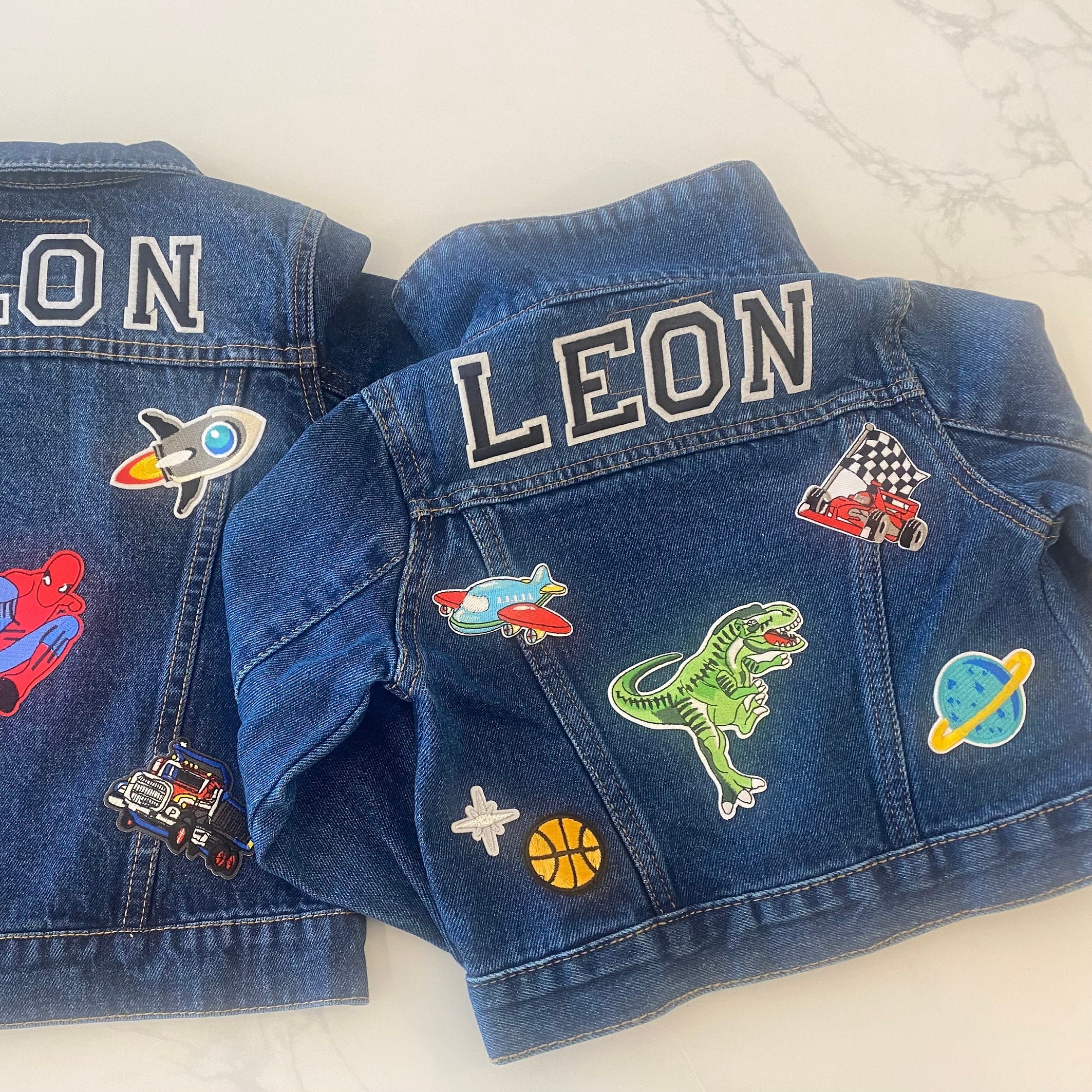 Personalized Kids Denim Patch  Jacket | inJacket04
