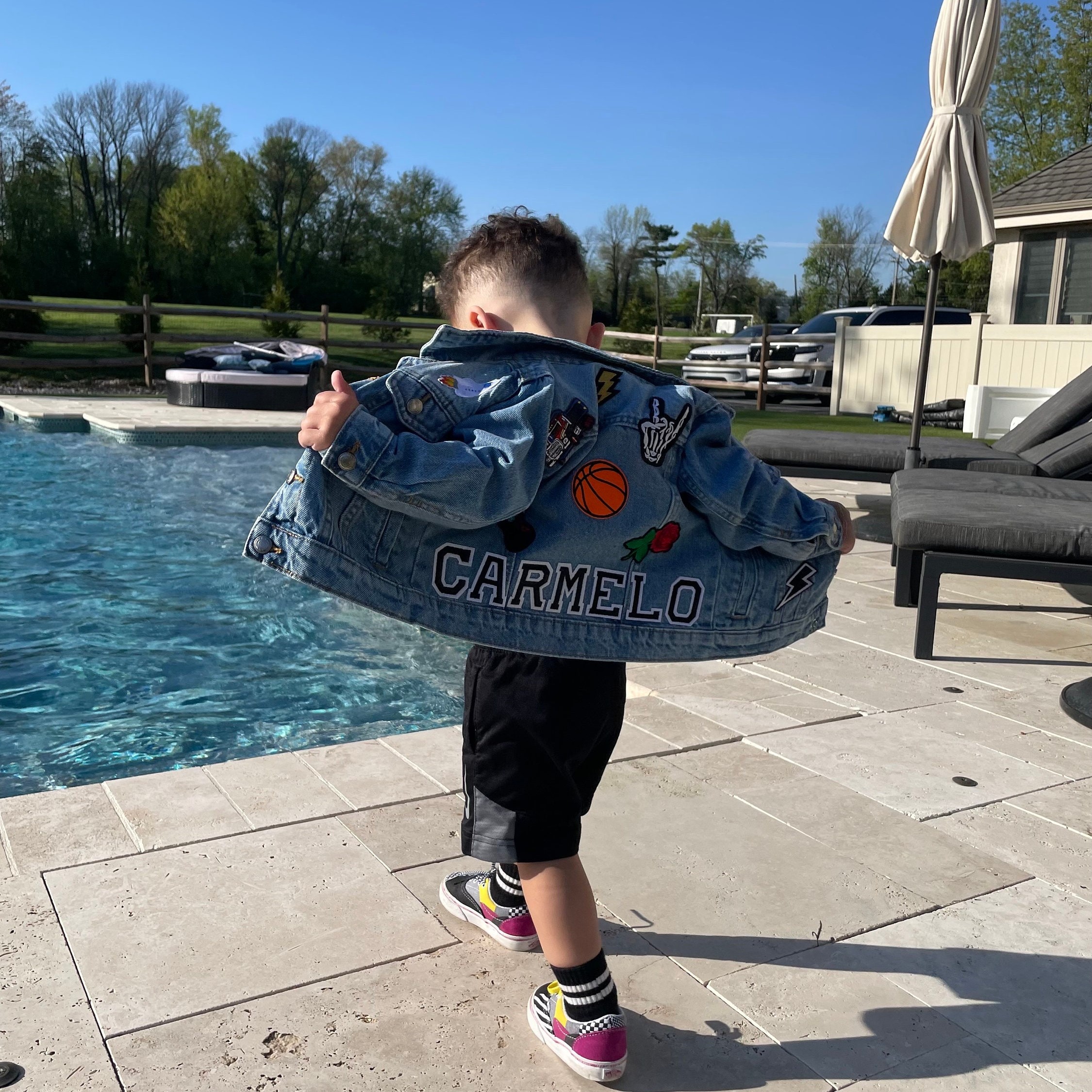 Personalized Kids Denim Patch  Jacket | inJacket04