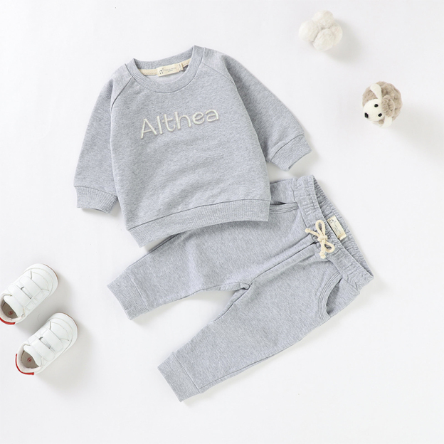 Personalized Kids Embroidered Sweatshirt outfit| Cloth16