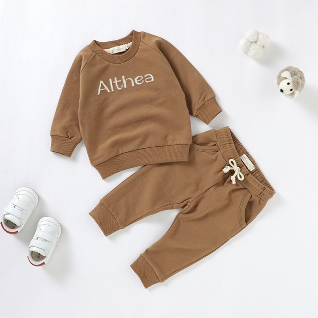 Personalized Kids Embroidered Sweatshirt outfit| Cloth16