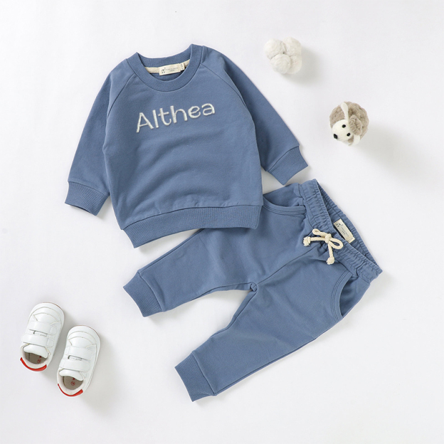 Personalized Kids Embroidered Sweatshirt outfit| Cloth16