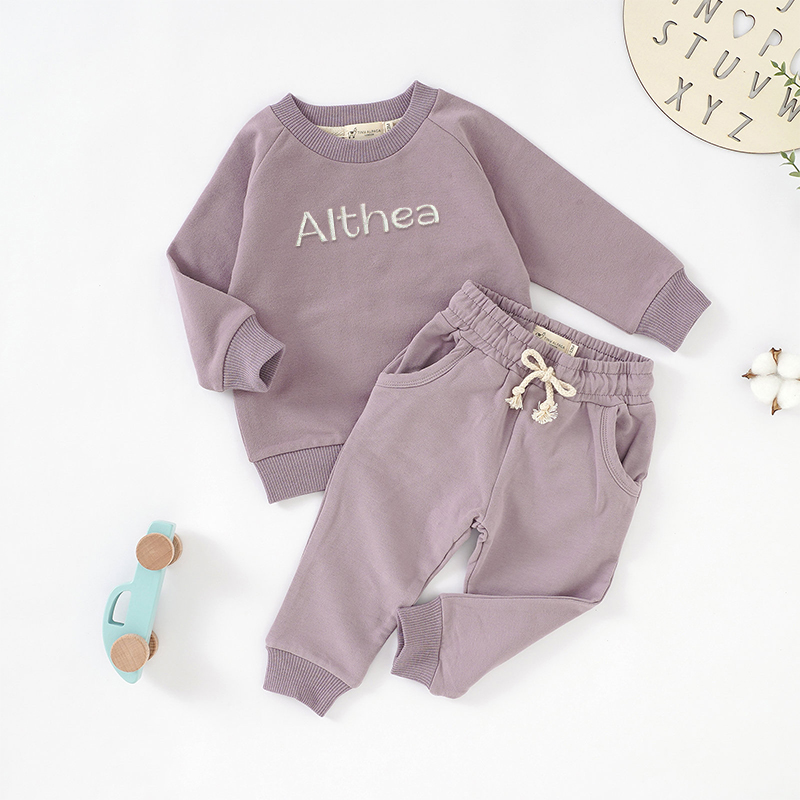 Personalized Kids Embroidered Sweatshirt outfit| Cloth16