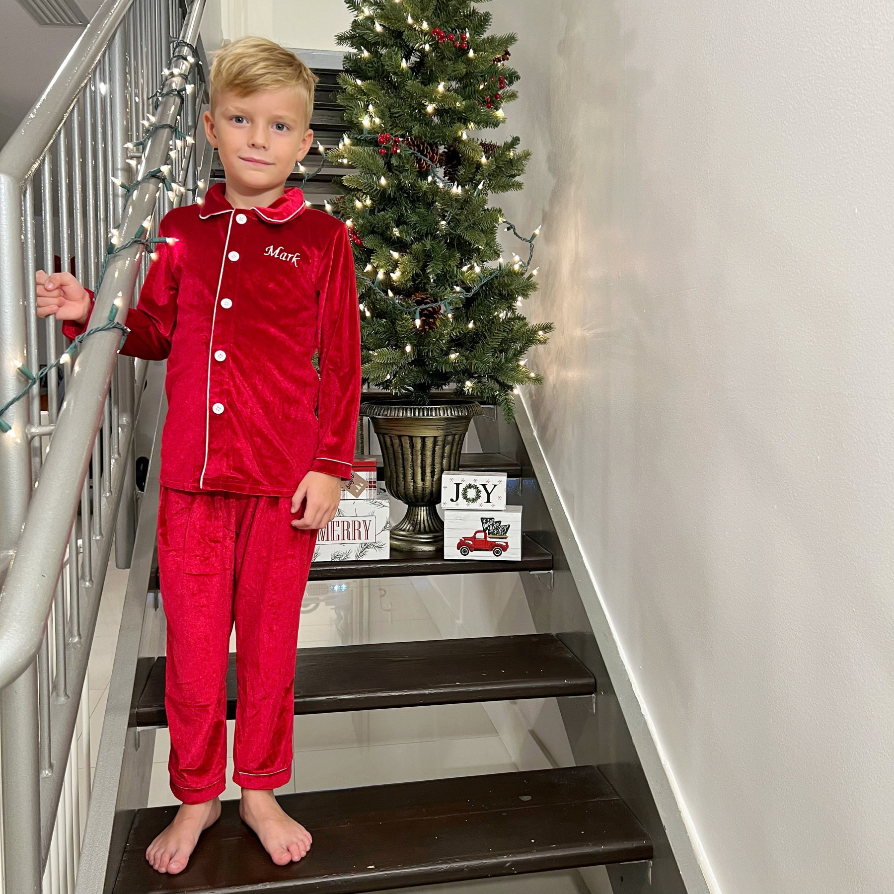 Personalized Kids Christmas Outfit| Cloth30