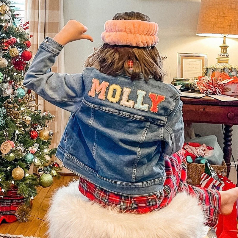 Personalized Kids Denim Patch Jackets| Cloth18