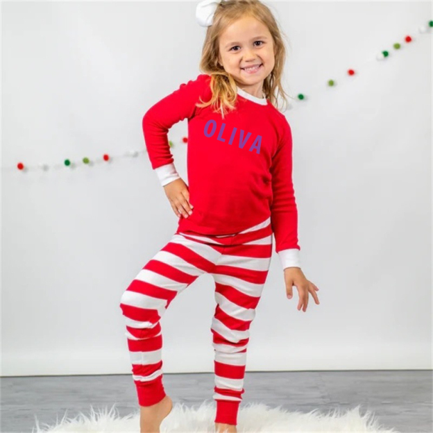 Personalized Kids Christmas Pajamas Set| Cloth24
