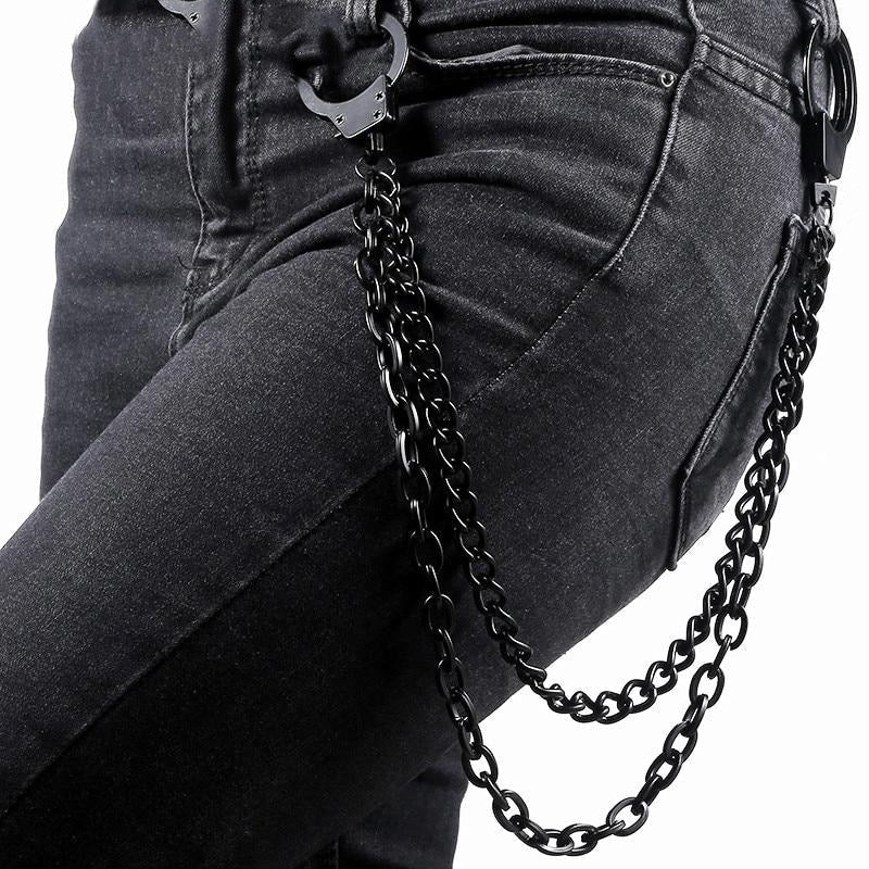 Handcuffs Belt Chain