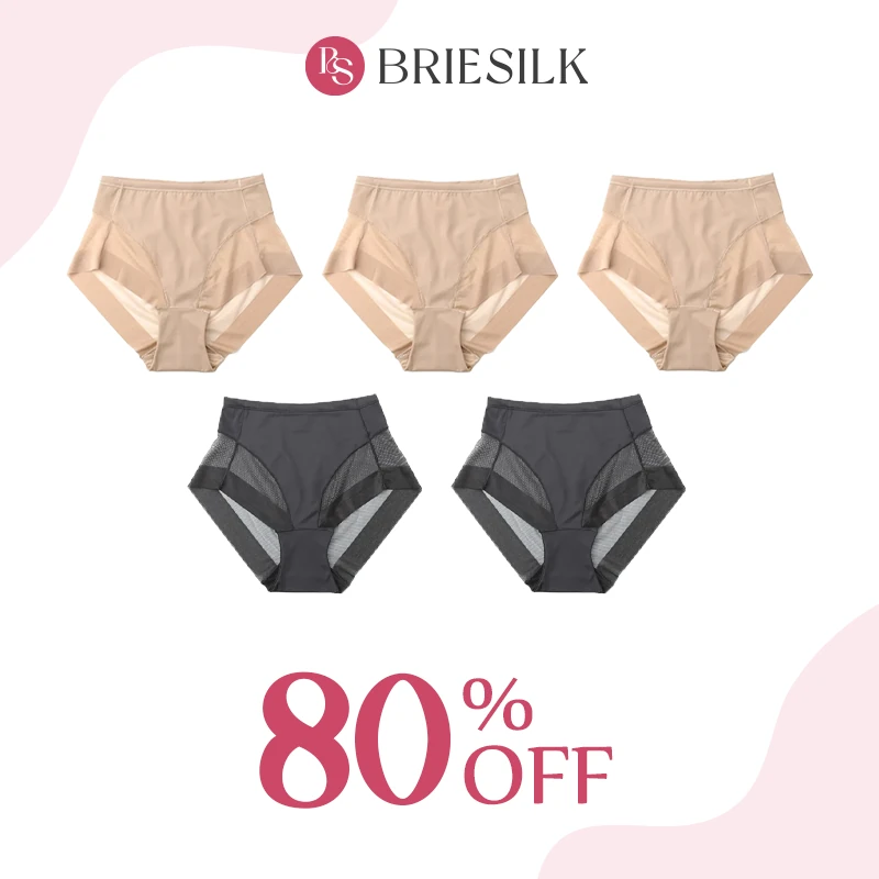 BrieSilk - High Waist Ice Silk Seamless Shaping Panties