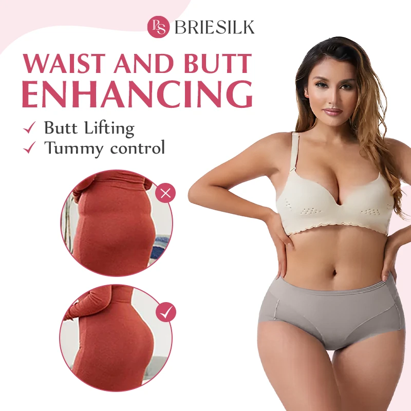 BrieSilk - High Waist Ice Silk Seamless Shaping Panties
