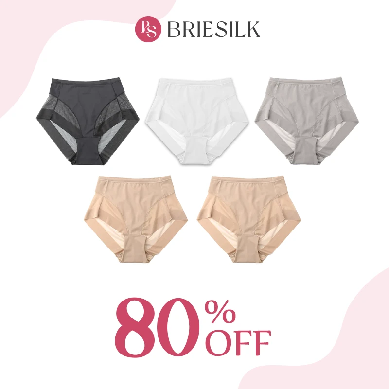 BrieSilk - High Waist Ice Silk Seamless Shaping Panties