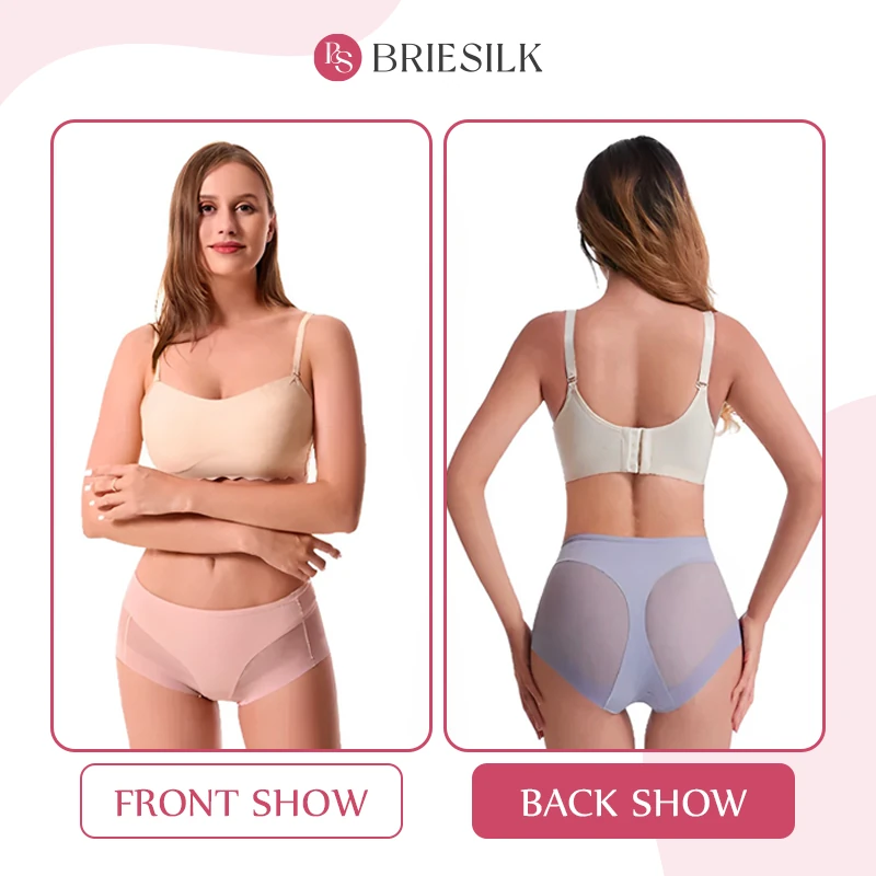 BrieSilk - High Waist Ice Silk Seamless Shaping Panties