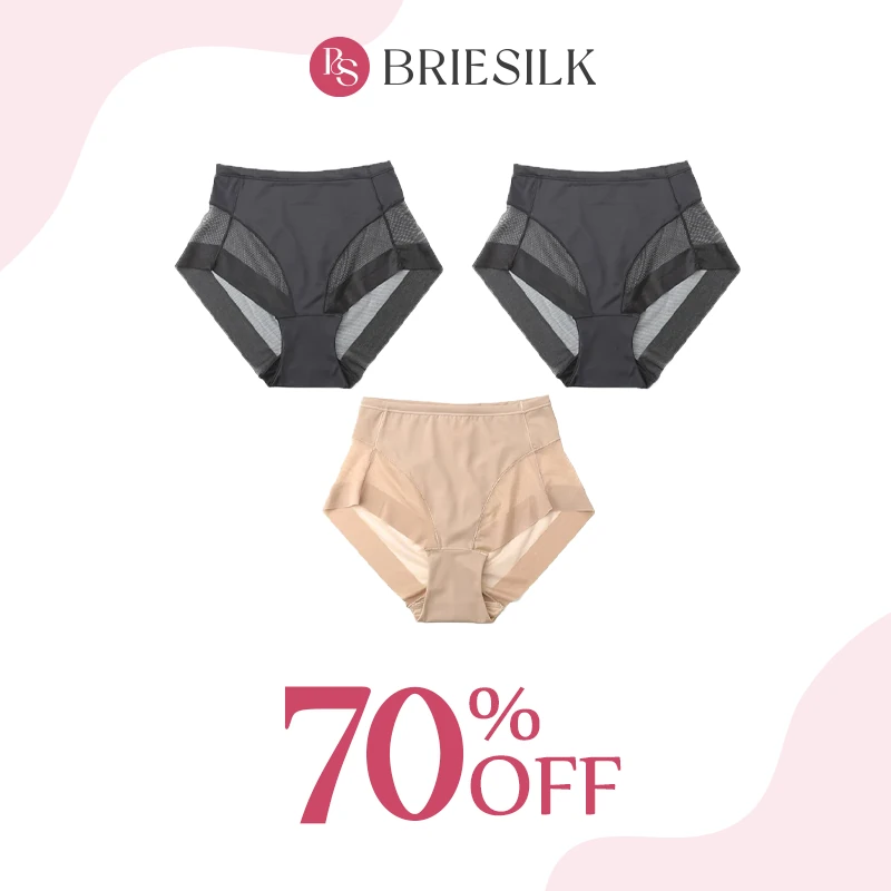BrieSilk - High Waist Ice Silk Seamless Shaping Panties