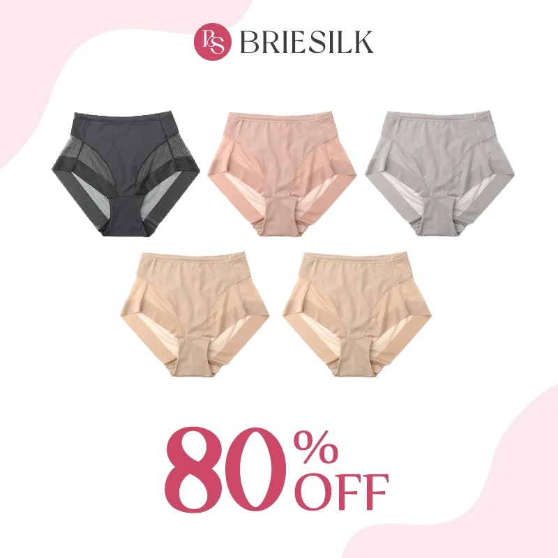 BrieSilk - High Waist Ice Silk Seamless Shaping Panties