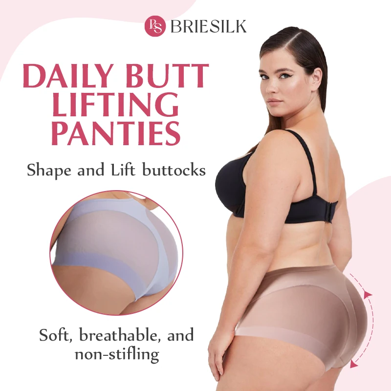 BrieSilk - High Waist Ice Silk Seamless Shaping Panties