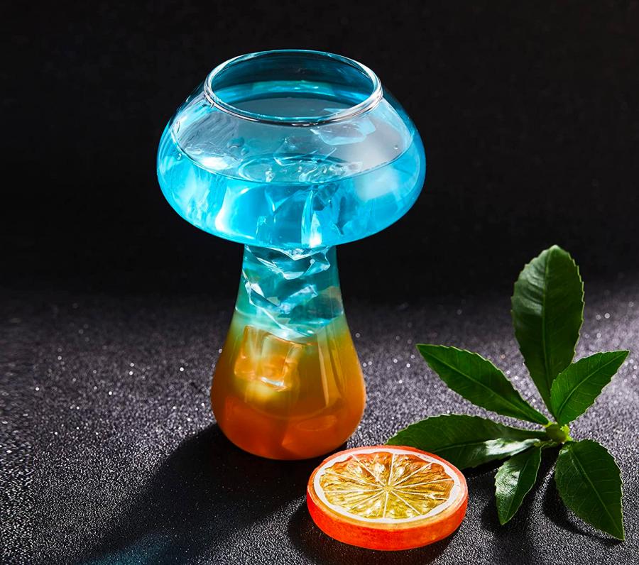 2023 Best Selling Creative Mushroom Cocktail Glass Cup