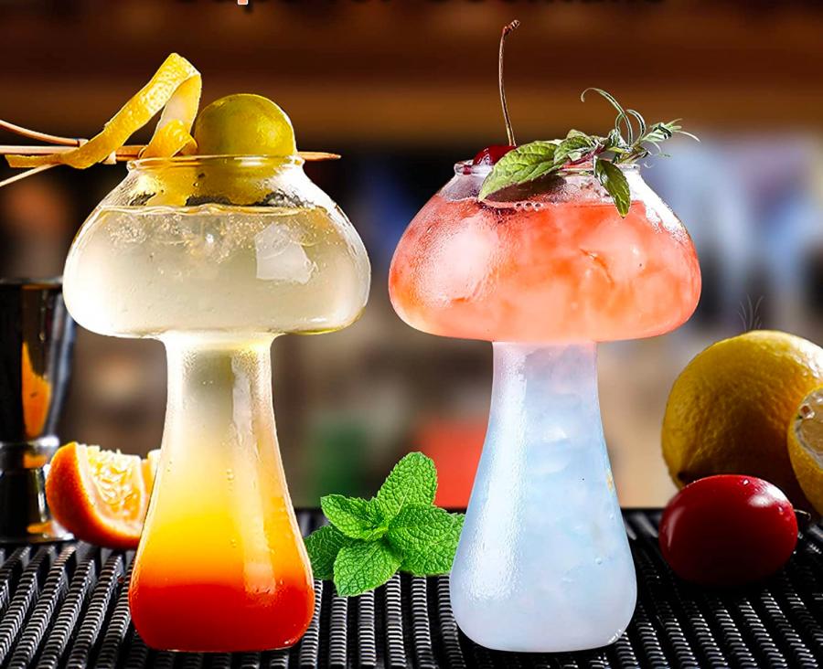 2023 Best Selling Creative Mushroom Cocktail Glass Cup
