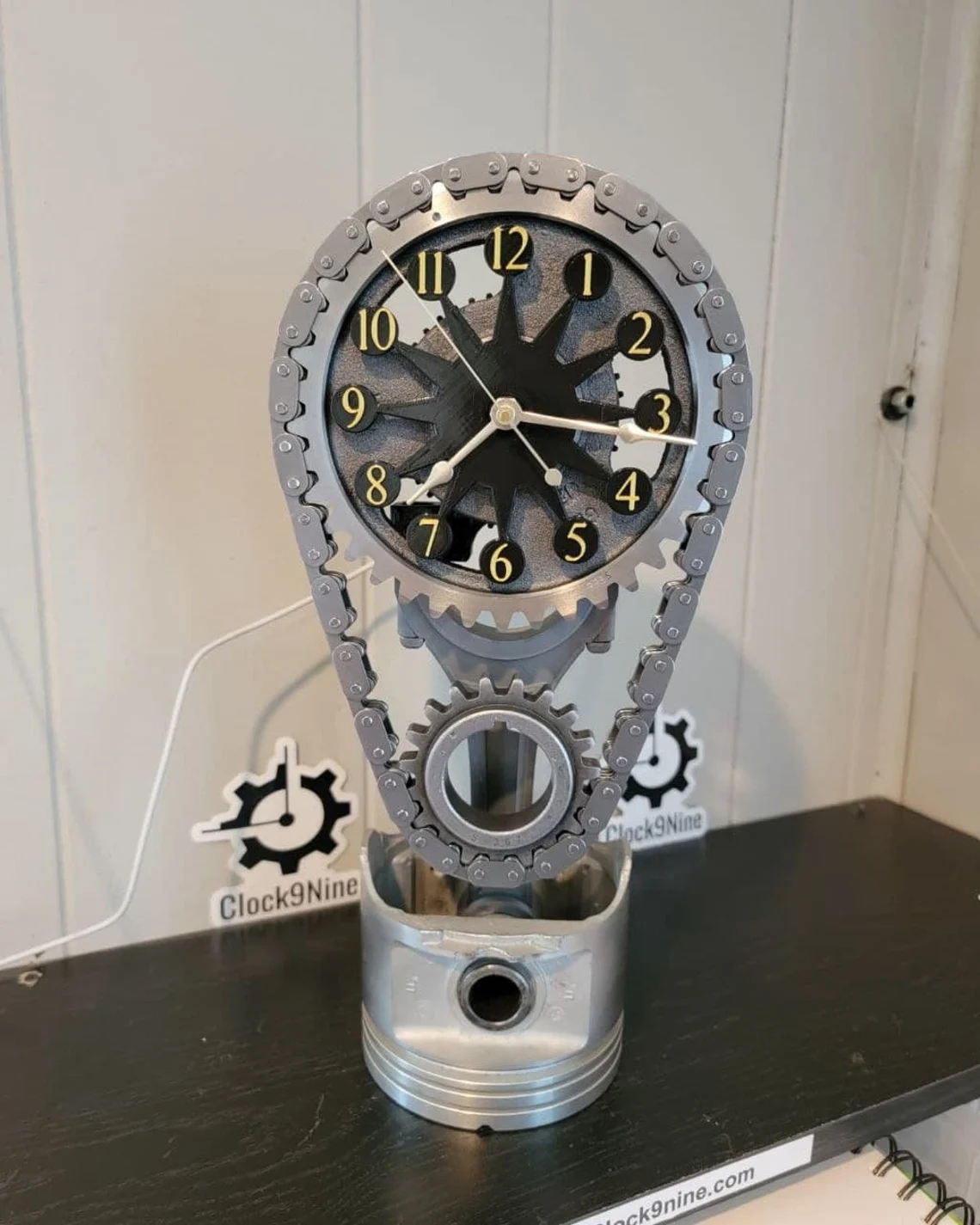 Electric Rotating Gear Clock Dodge Mopar 440