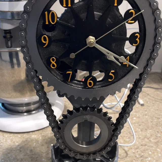 Electric Rotating Gear Clock Dodge Mopar 440