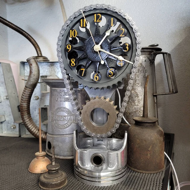 Electric Rotating Gear Clock Dodge Mopar 440