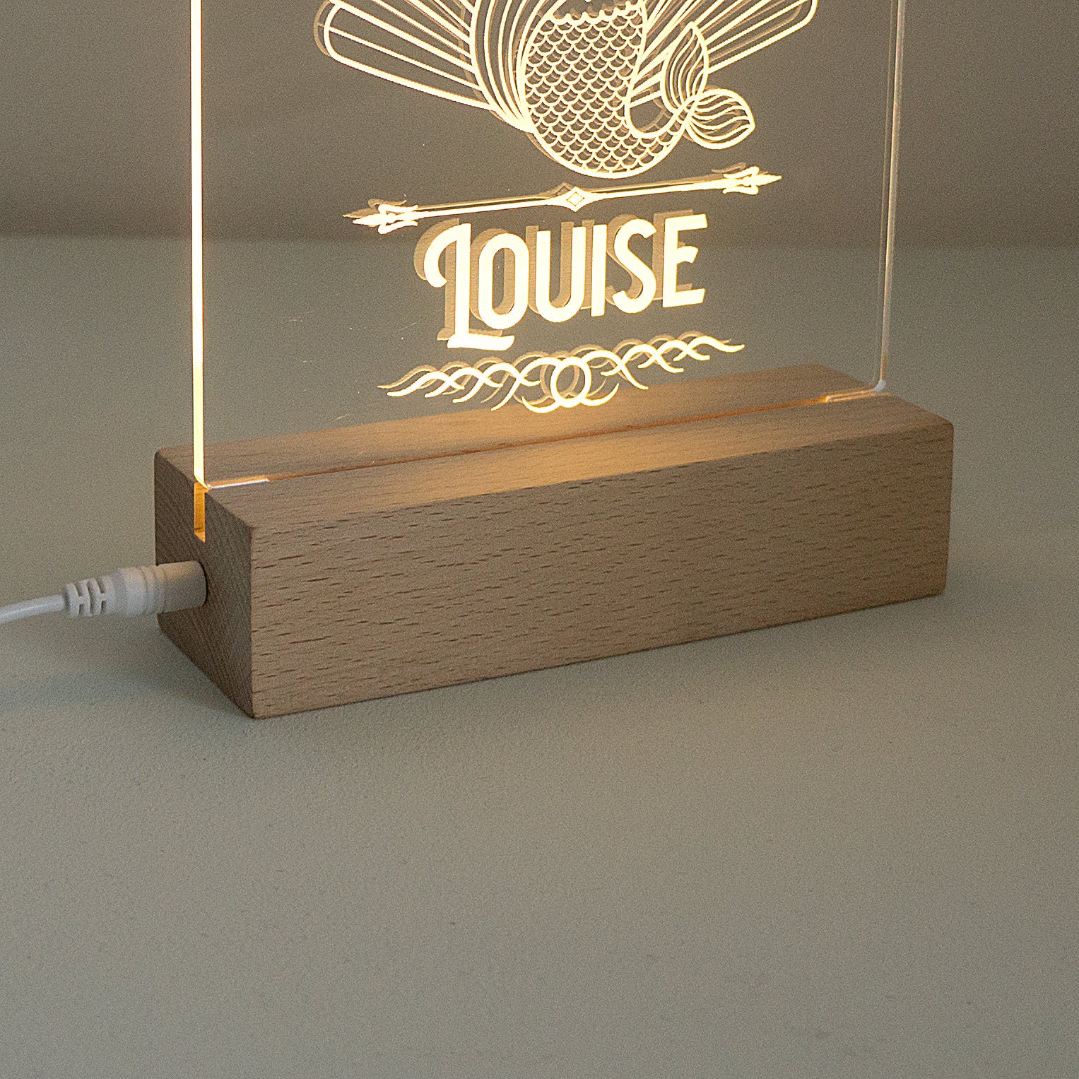 Personalised mermaid name plaque