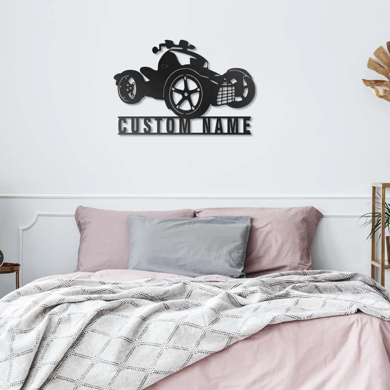 Custom Can Am Spyders Motorcycle Metal Sign